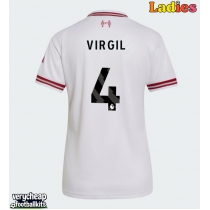 Liverpool Virgil van Dijk #4 Replica Away Shirt Ladies 2026-27 Short Sleeve